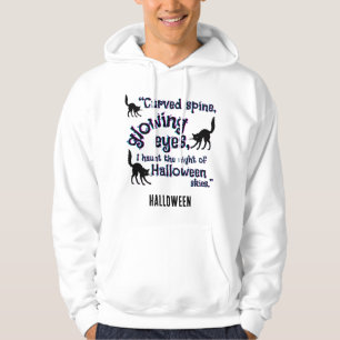 wired cat  in halloween editable hoodie