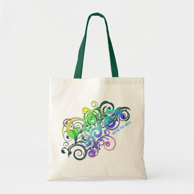 Wired for wire bag - colourful (Front)