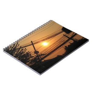 Wired Sunset ... Krung Thep, Thailand Notebook
