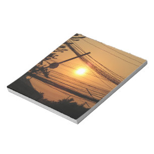 Wired Sunset ... Krung Thep, Thailand Notepad