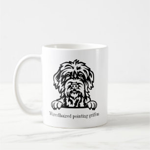 wiredhaired pointing griffon dog personalized name coffee mug