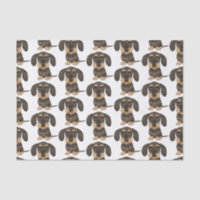 Wirehaired Dachshund | Cute Teckel Dog Patterned