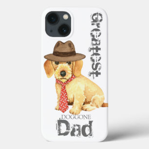 Wirehaired Dachshund Dad iPhone 13 Case