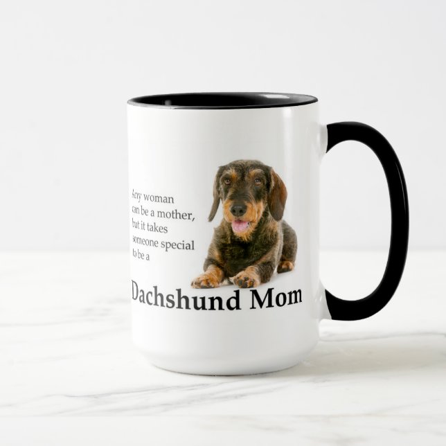 Wirehaired Dachshund Mom Mug (Right)