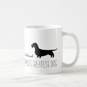 Wirehaired Dachshund World's Greatest Dog Custom Coffee Mug