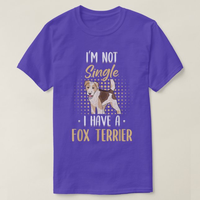Wirehaired Fo Terrier Dog691  T-Shirt (Design Front)