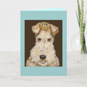 wirehaired fox terrier card