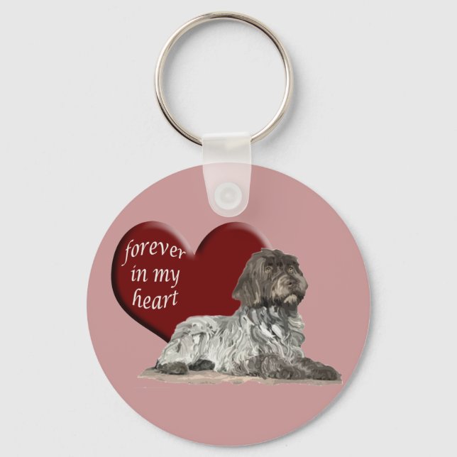 Wirehaired Pointer Keychain (Front)
