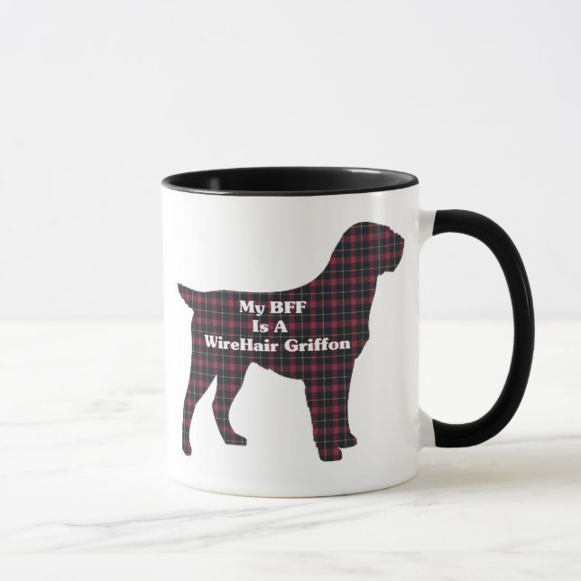 Wirehaired Pointing Griffon BFF Mug (Right)