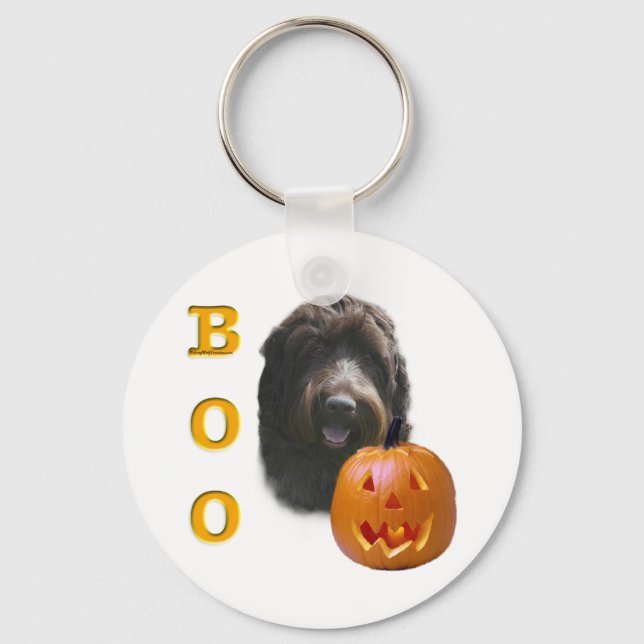 Wirehaired Pointing Griffon Boo Keychain (Front)