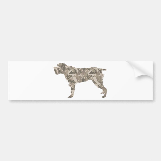 Wirehaired Pointing Griffon Bumper Sticker (Front)