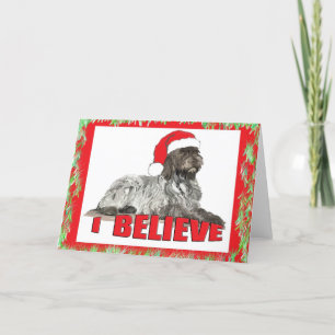 WIREHAIRED_POINTING_GRIFFON_CARD HOLIDAY CARD