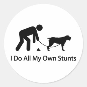 Wirehaired Pointing Griffon Classic Round Sticker