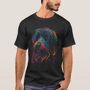 Wirehaired Pointing Griffon Colourful Pop Art Spla T-Shirt
