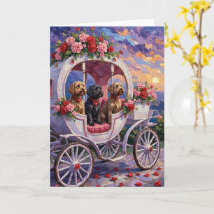 Wirehaired Pointing Griffon Dog Valentine's Day Card