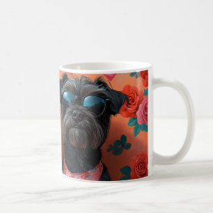 Wirehaired Pointing Griffon Heart Valentine's Day Coffee Mug
