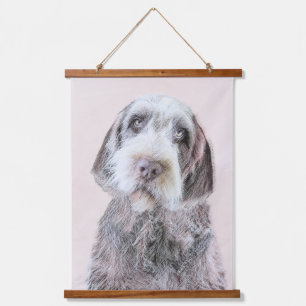 Wirehaired Pointing Griffon Painting - Dog Art Hanging Tapestry