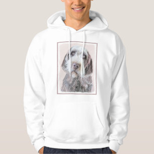 Wirehaired Pointing Griffon Painting - Dog Art Hoodie