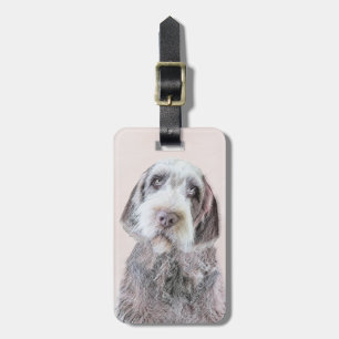 Wirehaired Pointing Griffon Painting - Dog Art Luggage Tag