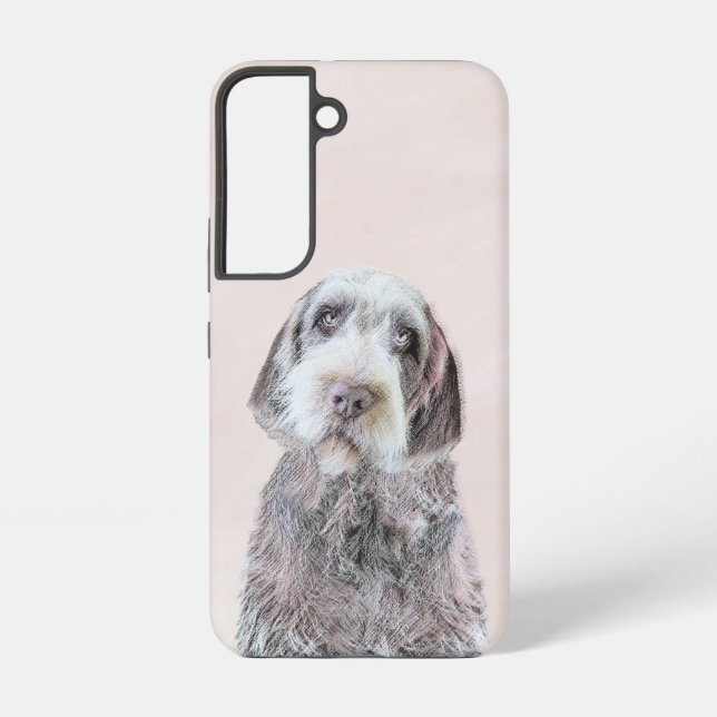 Wirehaired Pointing Griffon Painting - Dog Art Samsung Galaxy S22 Case (Back)