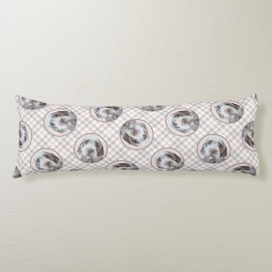 Wirehaired Pointing Griffon Painting Pet Dog Art Body Pillow