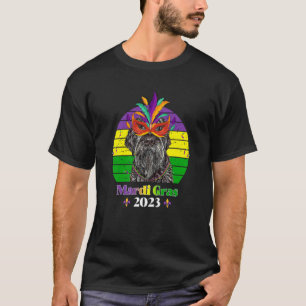 Wirehaired Pointing Griffon Party Dog Mardi Gras 2 T-Shirt