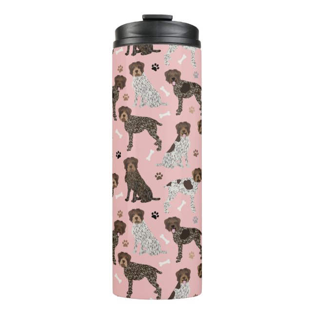 Wirehaired Pointing Griffon Thermal Tumbler (Front)