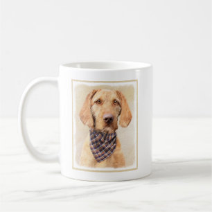 Wirehaired Vizsla Painting - Cute Original Dog Art Coffee Mug