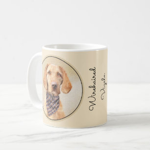 Wirehaired Vizsla Painting - Cute Original Dog Art Coffee Mug