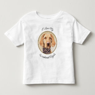 Wirehaired Vizsla Painting - Cute Original Dog Art Toddler T-shirt