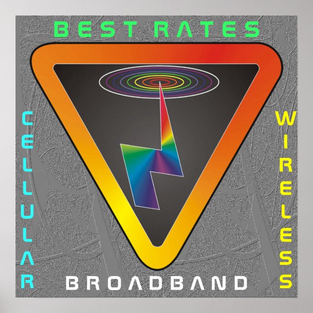 WIRELESS BROADBAND CELLULAR POSTER (Front)
