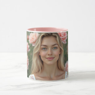 Wireless Elegance in Spring Mug