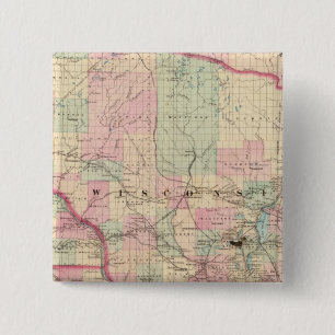 Wisconsin 3 2 inch square button