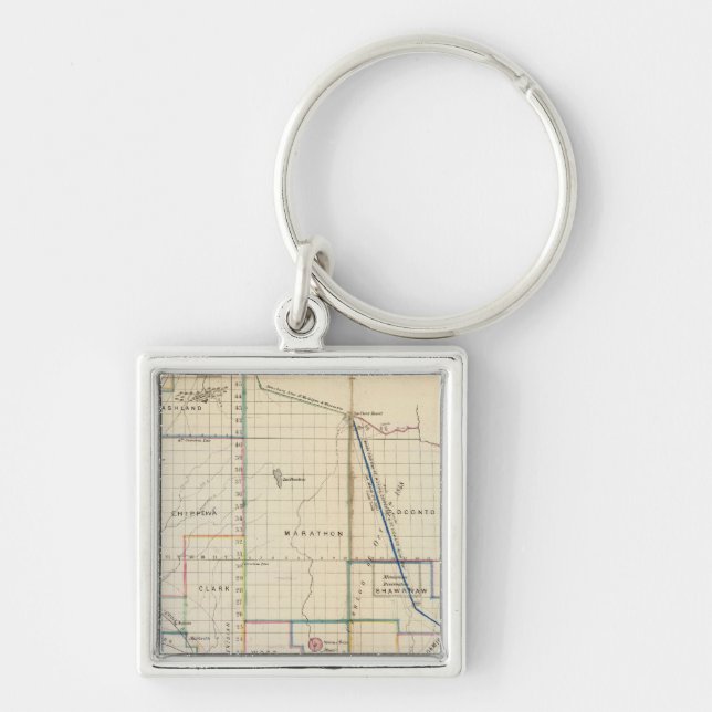 Wisconsin 3 keychain (Front)