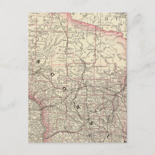 Wisconsin 5 postcard