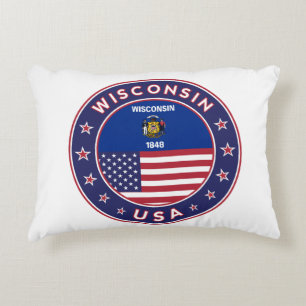 Wisconsin Accent Pillow