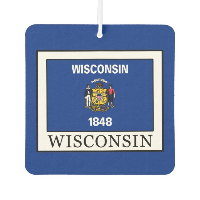 Wisconsin Air Freshener (Front)