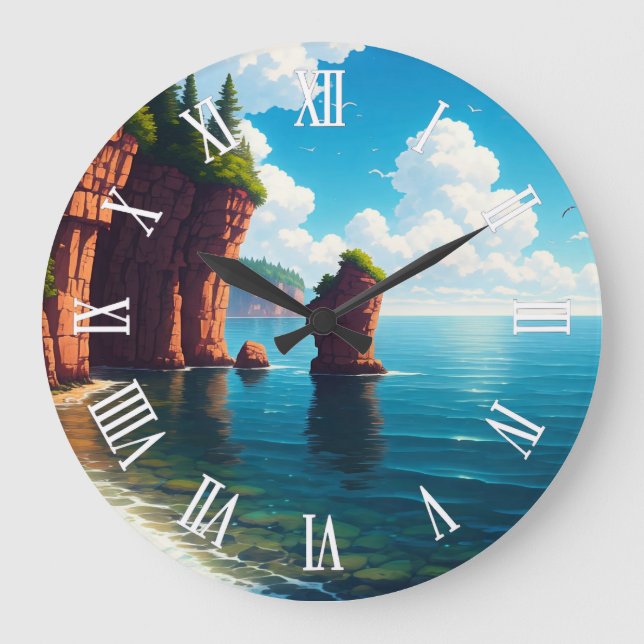 Wisconsin Apostle Islands National Lakeshore Large Clock (Front)