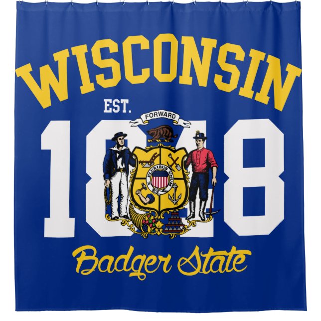 Wisconsin Badger State Flag (Front)