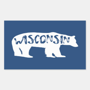 Wisconsin Bear Sticker