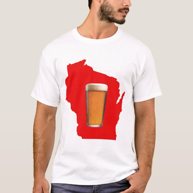 Wisconsin Beer T-Shirt (Front)