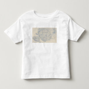 Wisconsin Bicycle Road Map 6 Toddler T-shirt