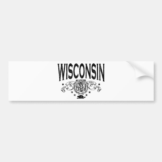 Wisconsin Bumper Sticker (Front)
