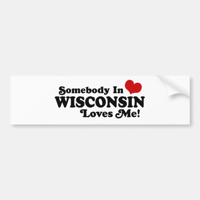 Wisconsin Bumper Sticker (Front)