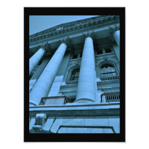 Wisconsin Capitol Columns Photo Print