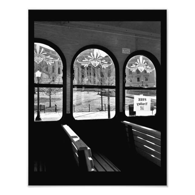 Wisconsin Capitol from Trolley Photo Print (Front)