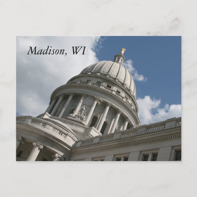 Wisconsin Capitol Postcard (Front)