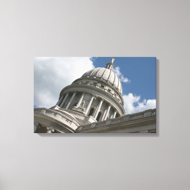 Wisconsin Capitol Wrapped Canvas (Front)