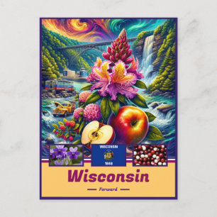 Wisconsin Captivating Charm: Landmark Postcard