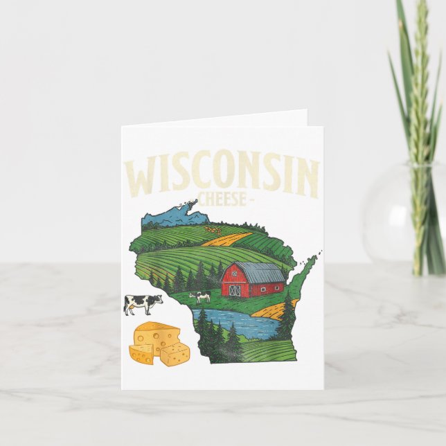 Wisconsin Cheese State Pride Farm Dairy Lover Gift Card (Front)